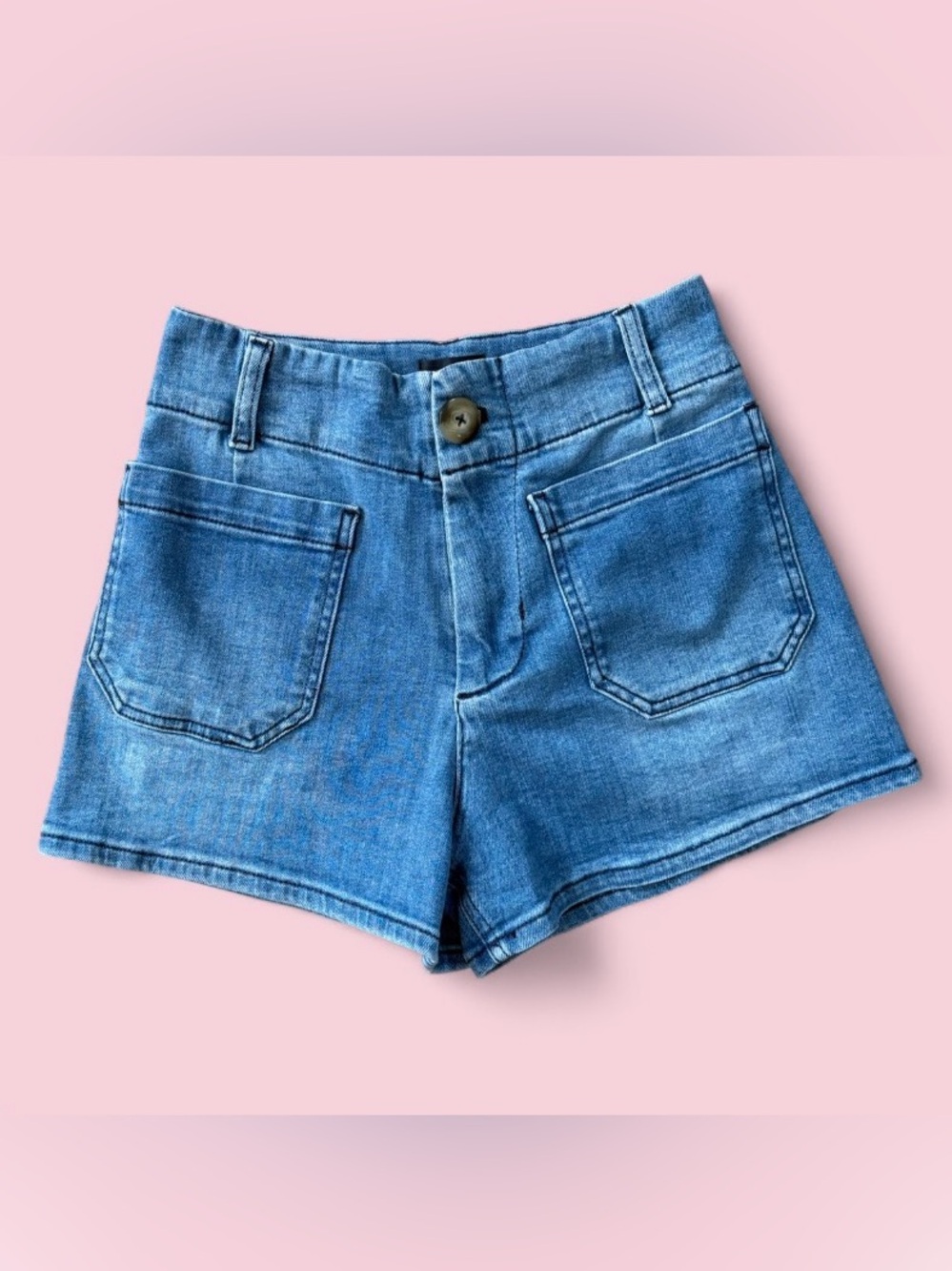 Maeve by Anthropologie The Colette High Rise Denim Shorts Size 25